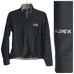 THE NORTH FACE Women’s Apex Soft Shell Full Zip Jacket Black Sz Small